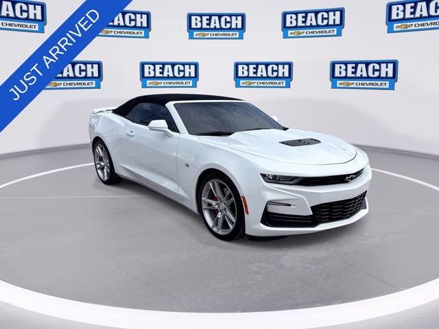 2024 Summit White Chevrolet Camaro SS RWD Convertible