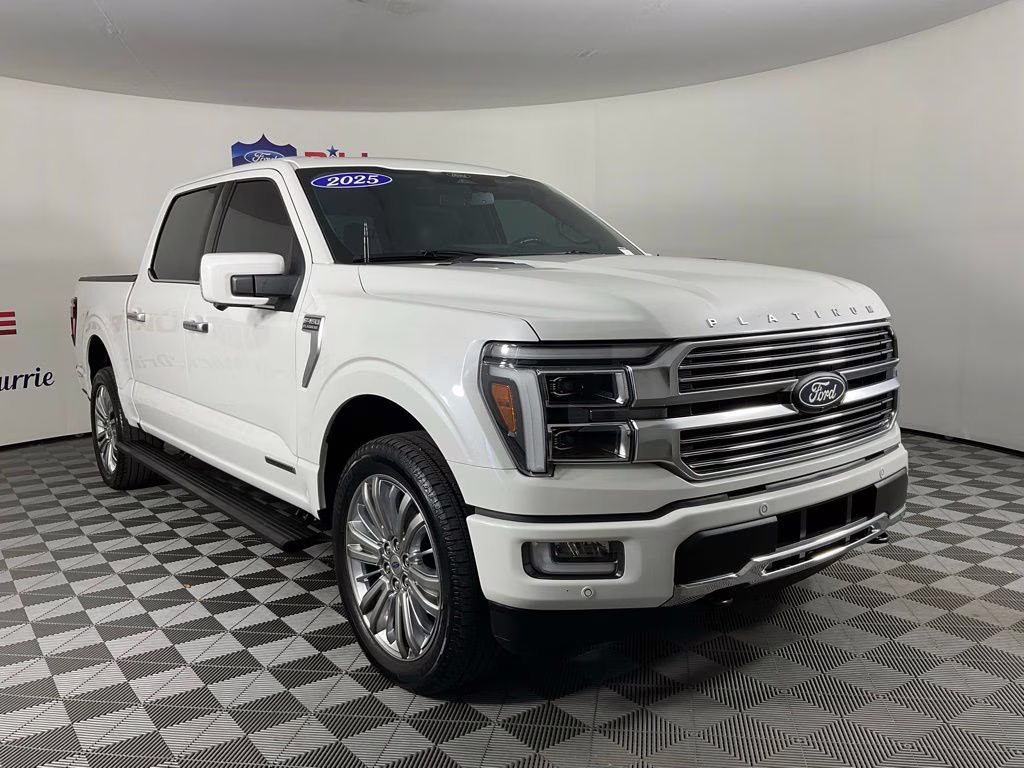 2025 White Metallic Ford F-150 Platinum 4X4 Truck