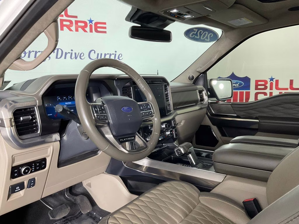 2025 White Metallic Ford F-150 Platinum 4X4 Truck