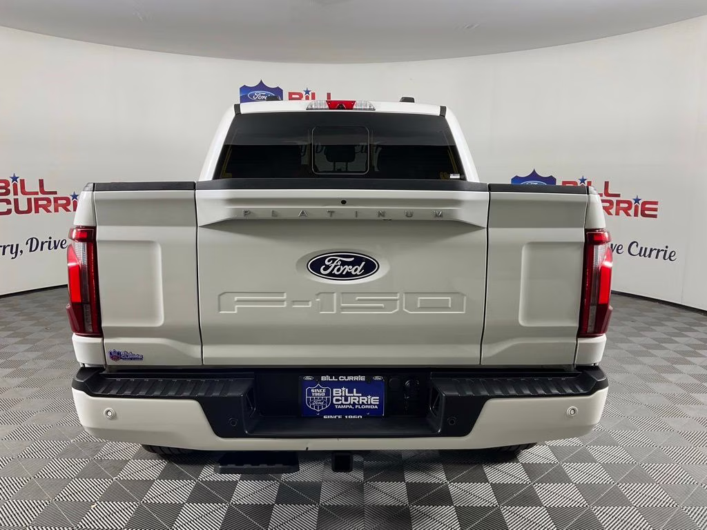 2025 White Metallic Ford F-150 Platinum 4X4 Truck