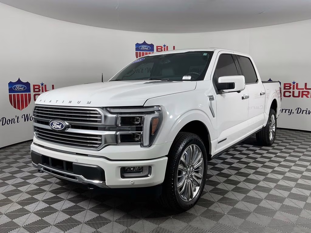 2025 White Metallic Ford F-150 Platinum 4X4 Truck