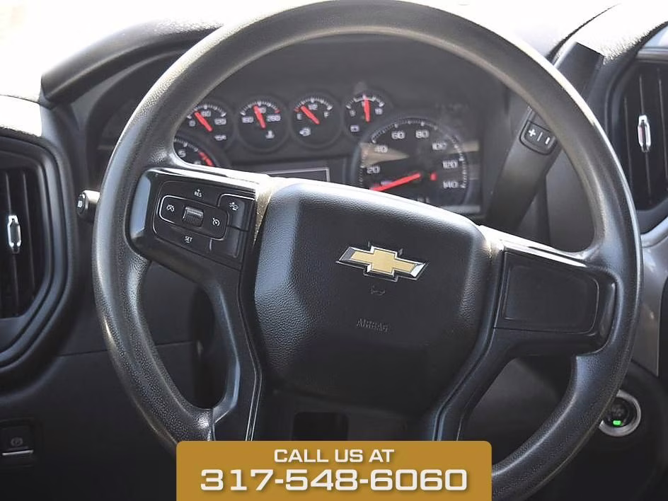 2023 Summit White Chevrolet Silverado 1500 Custom 4X4 Truck