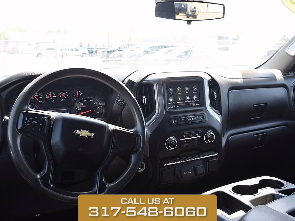 2023 Summit White Chevrolet Silverado 1500 Custom 4X4 Truck
