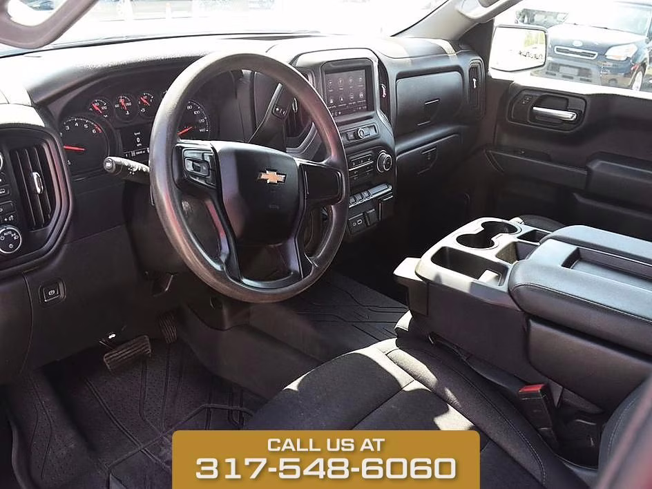 2023 Summit White Chevrolet Silverado 1500 Custom 4X4 Truck