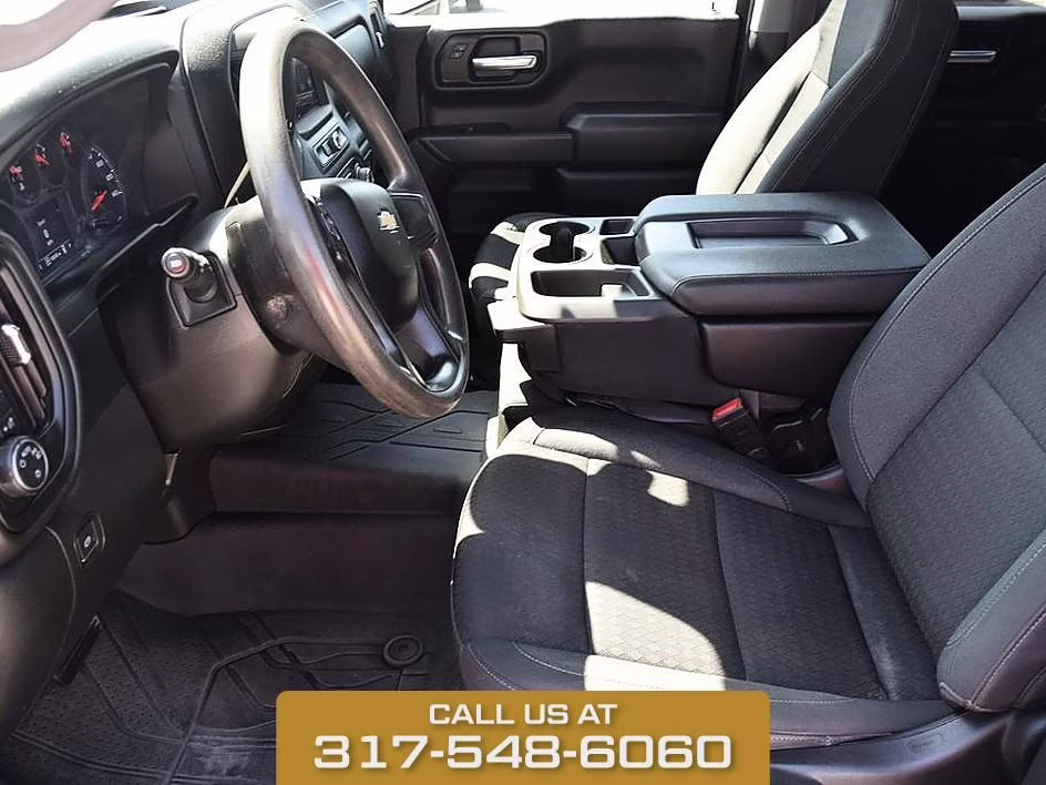 2023 Summit White Chevrolet Silverado 1500 Custom 4X4 Truck