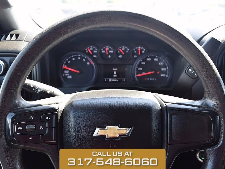 2023 Summit White Chevrolet Silverado 1500 Custom 4X4 Truck