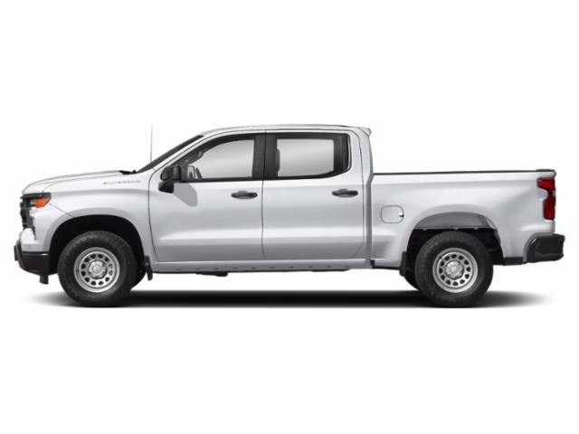 2023 Summit White Chevrolet Silverado 1500 Custom 4X4 Truck