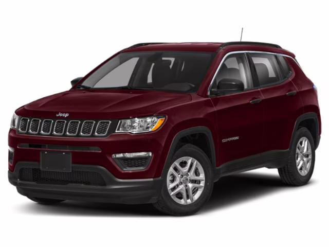 2021 Velvet Red Pearlcoat Jeep Compass Latitude FWD SUV
