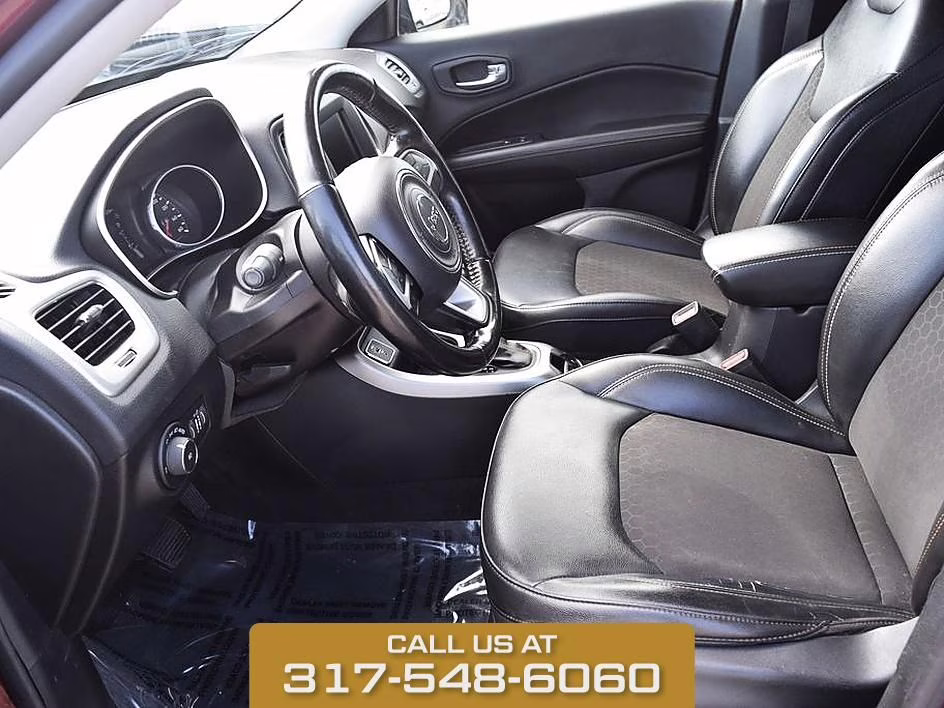 2021 Velvet Red Pearlcoat Jeep Compass Latitude FWD SUV
