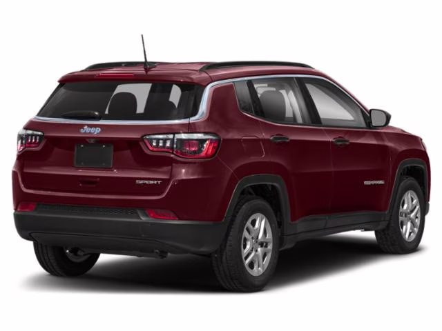2021 Velvet Red Pearlcoat Jeep Compass Latitude FWD SUV