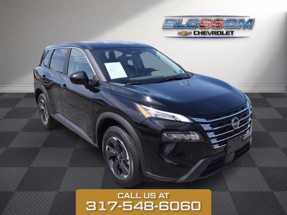 2025 Super Black Nissan Rogue SV AWD SUV