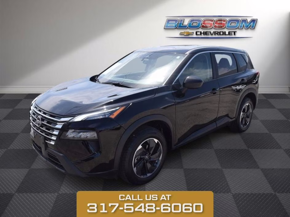 2025 Super Black Nissan Rogue SV AWD SUV