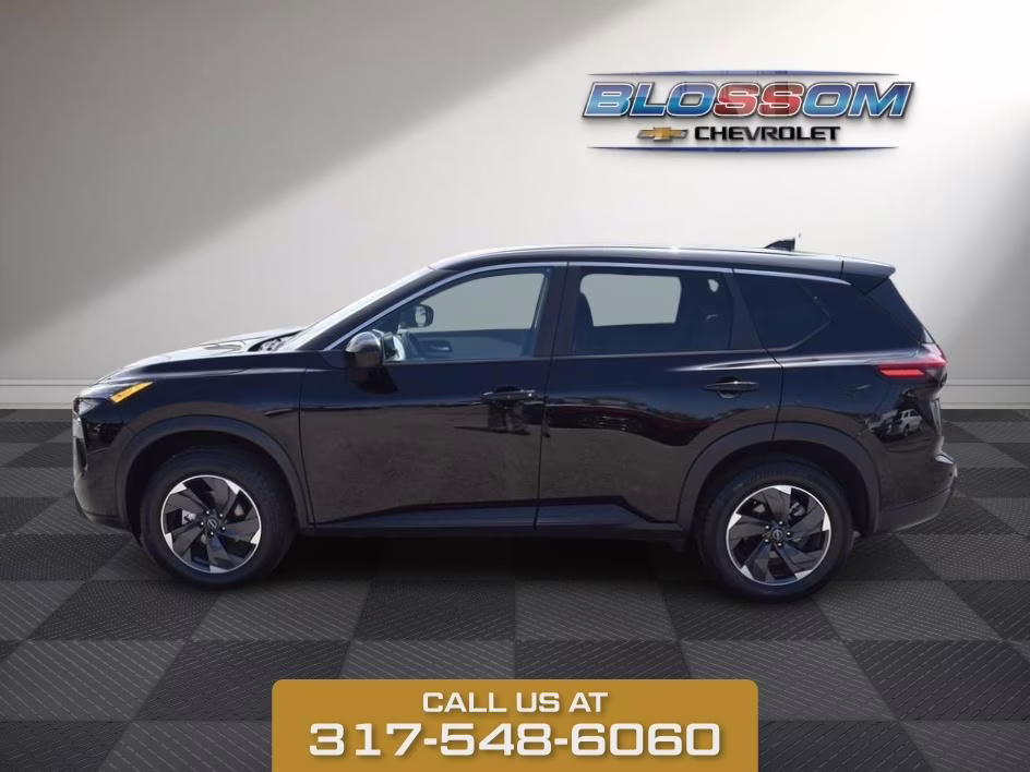 2025 Super Black Nissan Rogue SV AWD SUV
