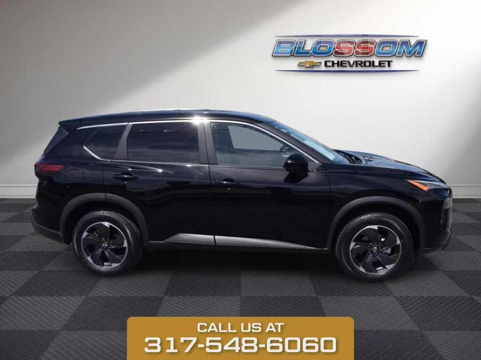 2025 Super Black Nissan Rogue SV AWD SUV