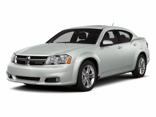 2014 Bright White Clearcoat Dodge Avenger SE FWD Sedan