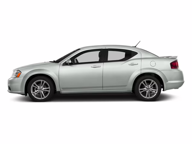 2014 Bright White Clearcoat Dodge Avenger SE FWD Sedan