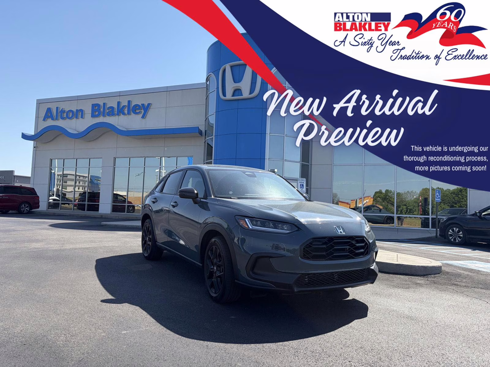 2023 Nordic Forest Pearl Honda HR-V Sport AWD SUV
