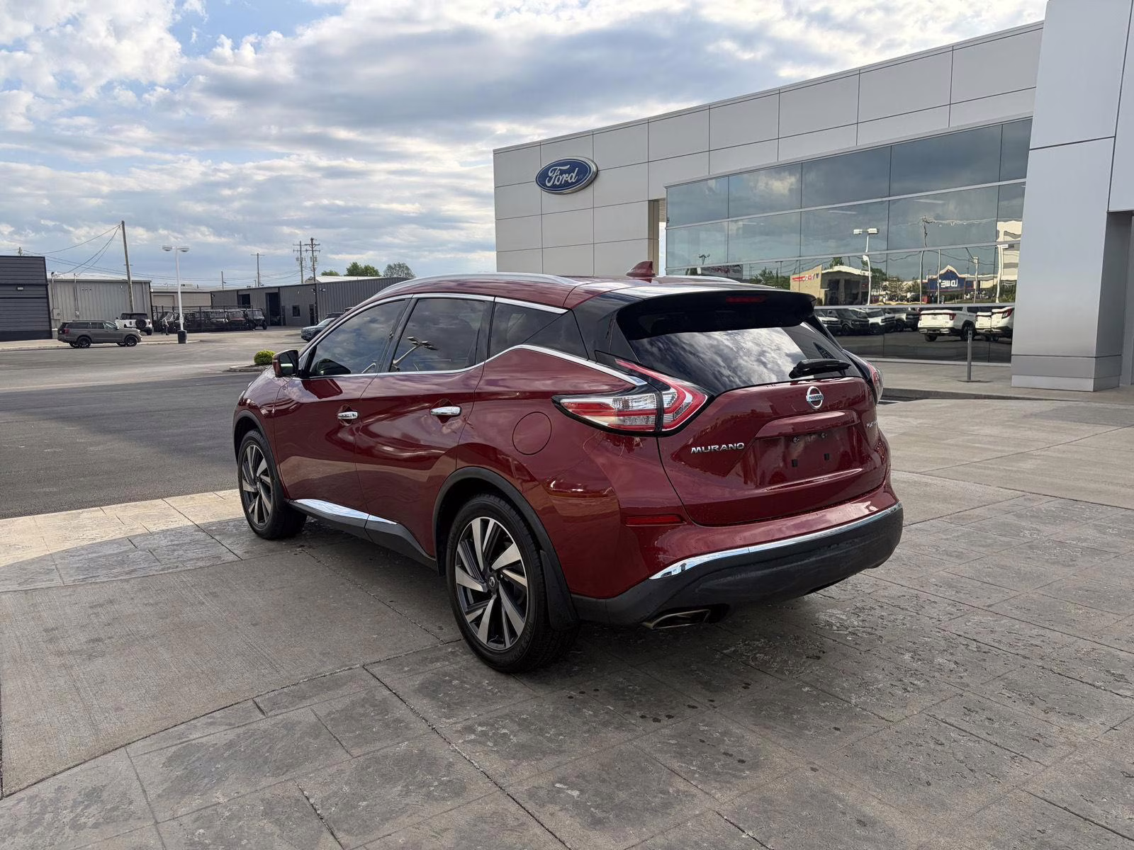 2017 Cayenne Red Metallic Nissan Murano Platinum FWD 2017.5