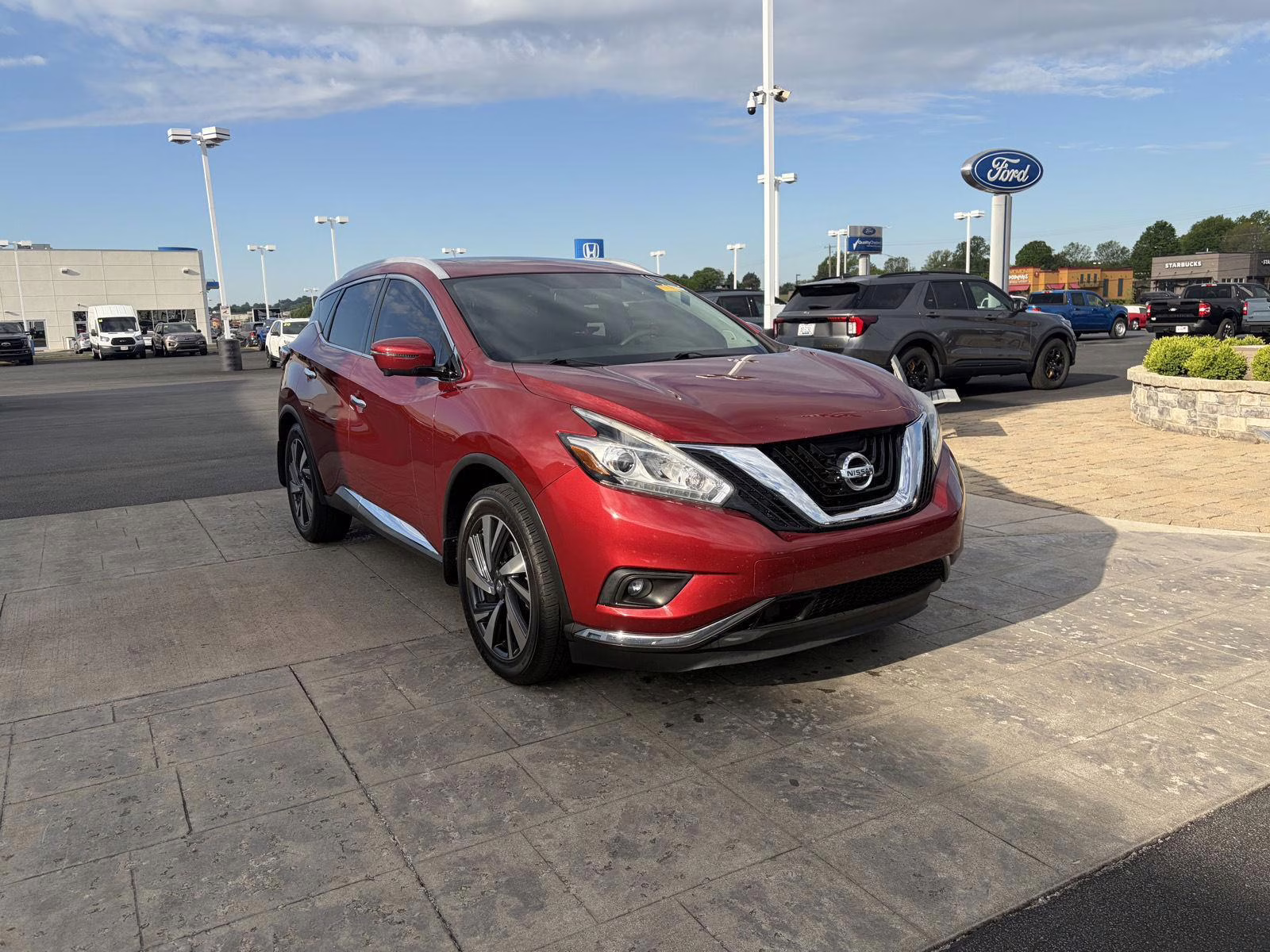 2017 Cayenne Red Metallic Nissan Murano Platinum FWD 2017.5