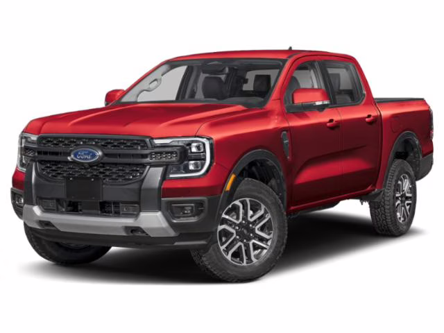 2026 Ruby Red Metallic Tinted Clearcoat Ford Ranger LARIAT 4X4 Truck