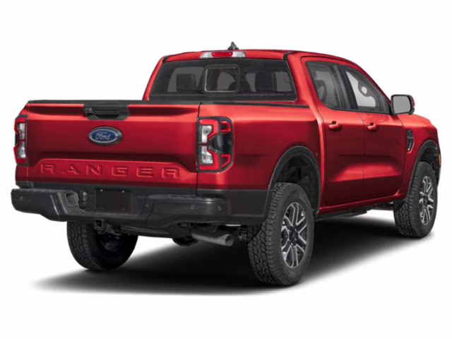 2026 Ruby Red Metallic Tinted Clearcoat Ford Ranger LARIAT 4X4 Truck
