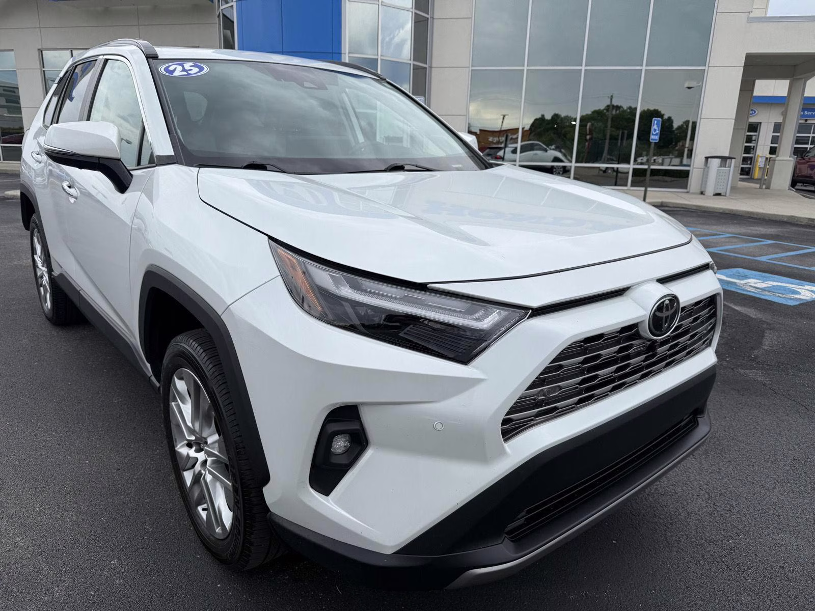 2025 Wind Chill Pearl Toyota RAV4 Limited AWD SUV
