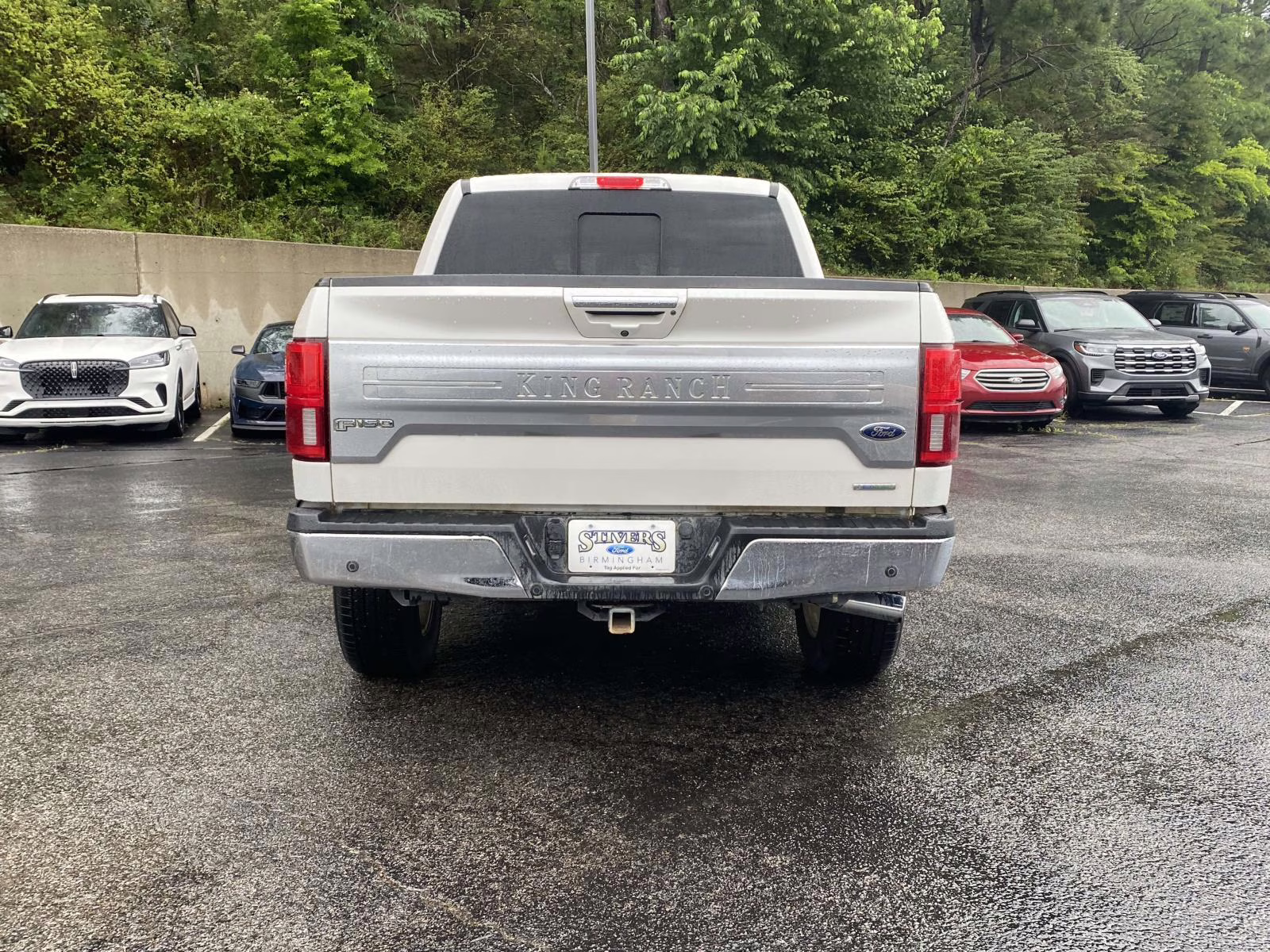2019 White Platinum Metallic Tri-Coat Ford F-150 King Ranch 4X4 Truck