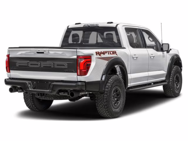 2025 White Metallic Ford F-150 Raptor 4X4 Truck