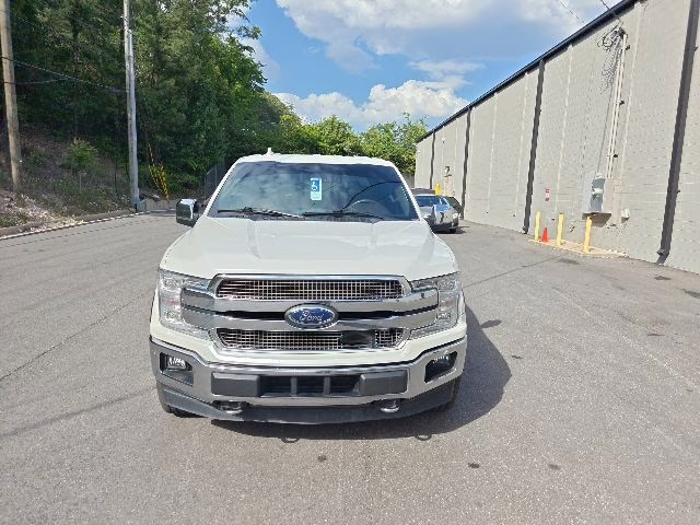 2019 White Platinum Metallic Tri-Coat Ford F-150 King Ranch 4X4 Truck