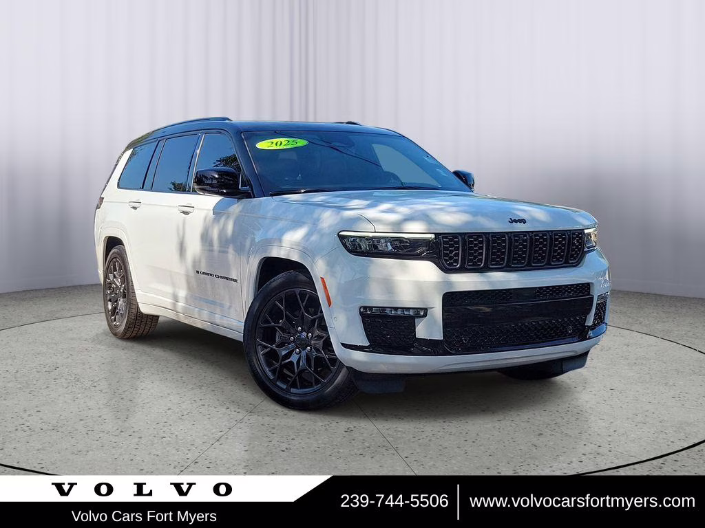 2025 White Jeep Grand Cherokee L Summit Reserve 4X4 SUV