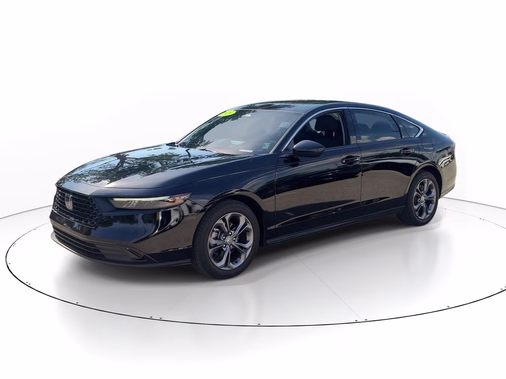 2023 Crystal Black Pearl Honda Accord EX FWD Sedan