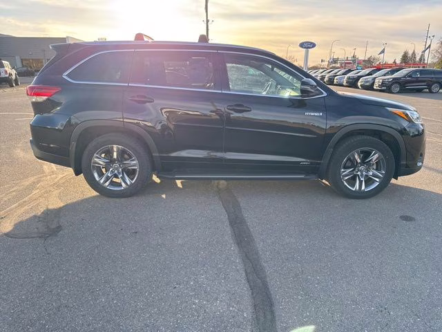 2018 Midnight Black Metallic Toyota Highlander Hybrid Limited Platinum AWD SUV
