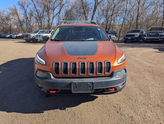 2015 Mango Tango Pearlcoat Jeep Cherokee Trailhawk 4X4 SUV