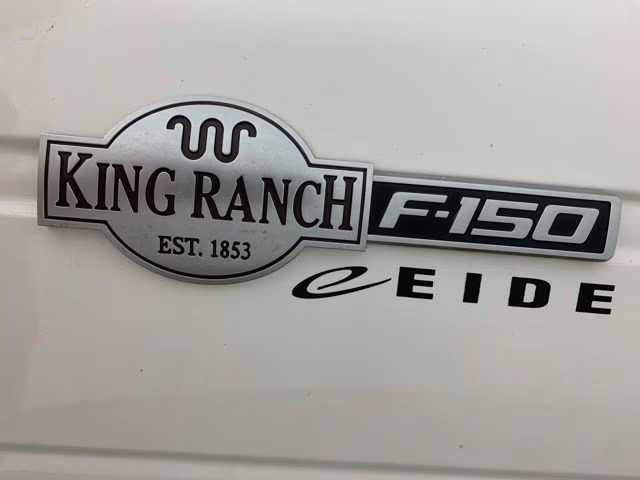2014 White Platinum Metallic Tri-Coat Ford F-150 King Ranch 4X4 Truck