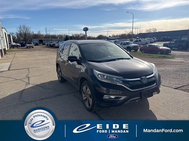 2015 Brown Honda CR-V Touring AWD SUV
