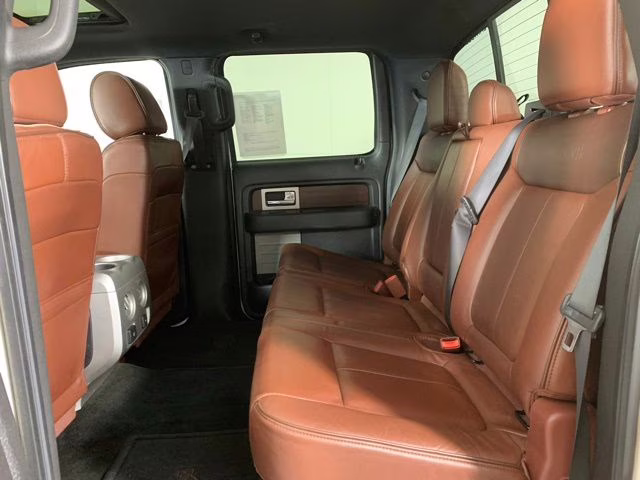 2014 White Platinum Metallic Tri-Coat Ford F-150 King Ranch 4X4 Truck
