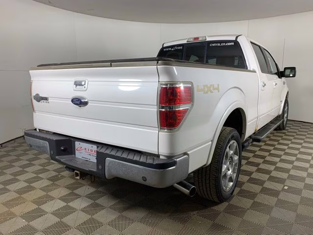 2014 White Platinum Metallic Tri-Coat Ford F-150 King Ranch 4X4 Truck