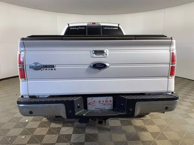 2014 White Platinum Metallic Tri-Coat Ford F-150 King Ranch 4X4 Truck
