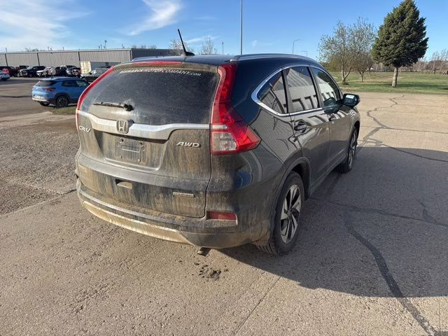 2015 Brown Honda CR-V Touring AWD SUV