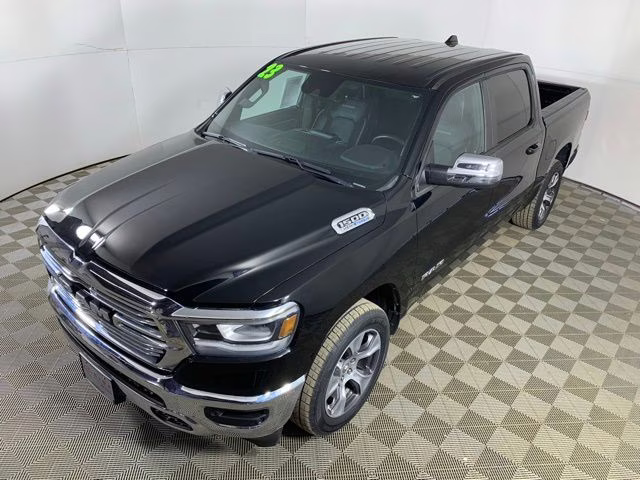 2023 Diamond Black Crystal Pearlcoat Ram 1500 Laramie 4X4 Truck
