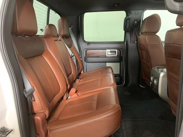 2014 White Platinum Metallic Tri-Coat Ford F-150 King Ranch 4X4 Truck