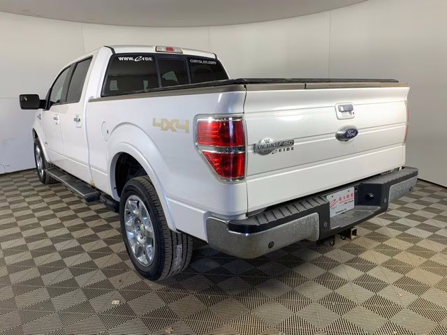 2014 White Platinum Metallic Tri-Coat Ford F-150 King Ranch 4X4 Truck