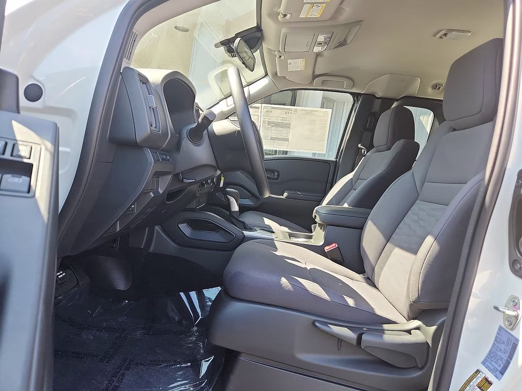 2026 Glacier White Nissan Frontier S 4X4 Truck