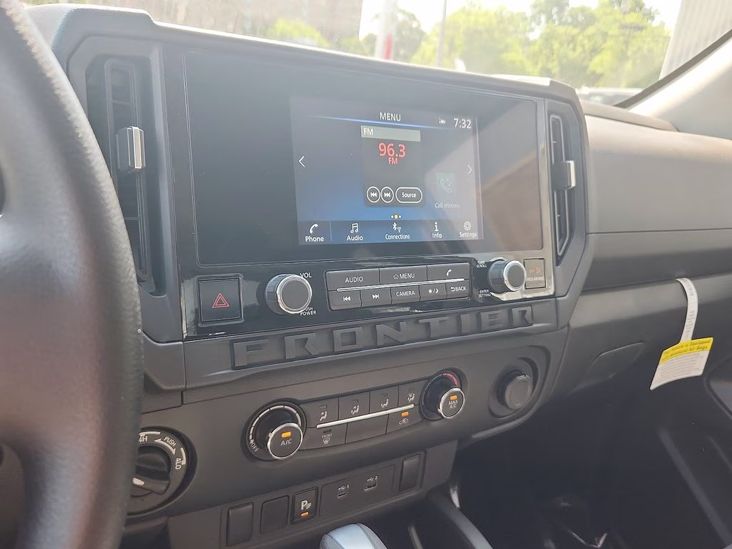2026 Glacier White Nissan Frontier S 4X4 Truck