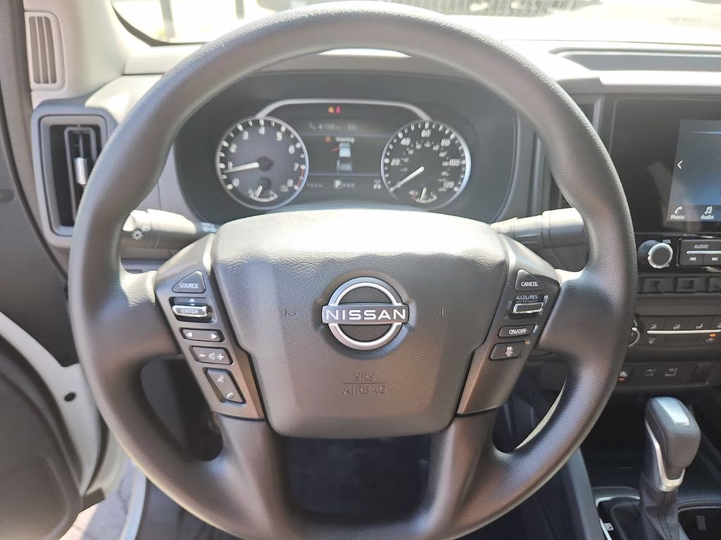 2026 Glacier White Nissan Frontier S 4X4 Truck