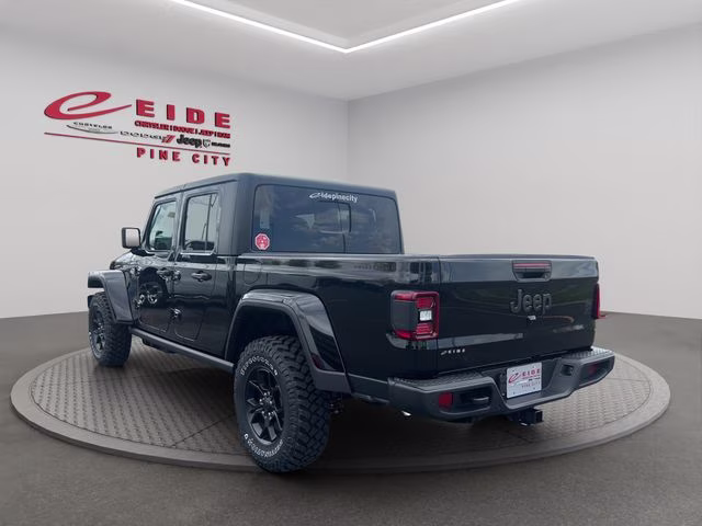 2026 Black Clearcoat Jeep Gladiator Willys 4X4 Truck