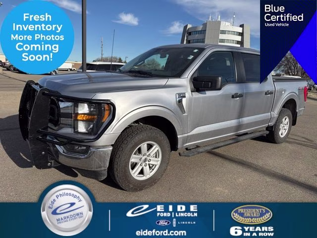 2023 Iconic Silver Metallic Ford F-150 XL 4X4 Truck