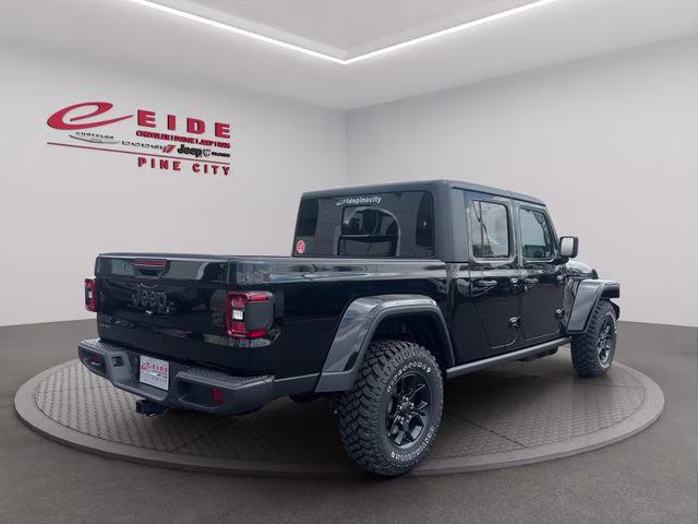 2026 Black Clearcoat Jeep Gladiator Willys 4X4 Truck