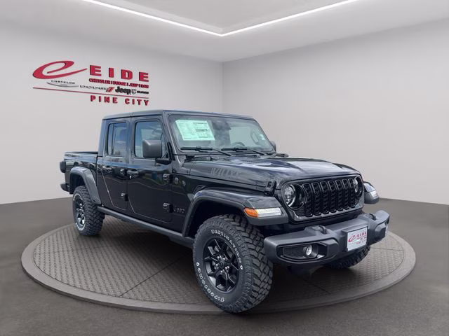2026 Black Clearcoat Jeep Gladiator Willys 4X4 Truck