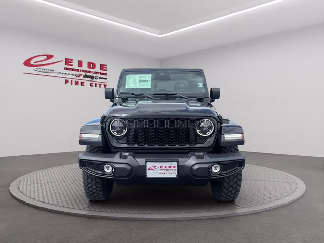 2026 Black Clearcoat Jeep Gladiator Willys 4X4 Truck